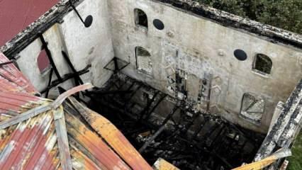 Ordu'da cami yangını: Kullanılamaz hale geldi!