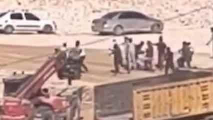 Şantiyede işçiler arasında taşlı sopalı kavga: 2 yaralı