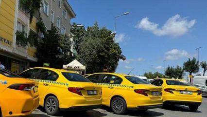 Taksi esnafından İBB'nin açacağı taksi ihalesine tepki