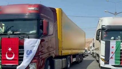 Türk tırları 14 yıl aradan sonra Suriye'ye doğrudan taşımacılığa başladı