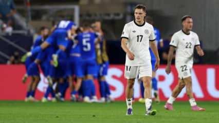 Beklenmedik ülkeden Almanya'ya darbe! Sadece 2 gol yetti