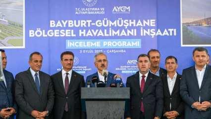 Bayburt-Gümüşhane Havalimanı için tarih verildi: Hedefimiz 2026'da uçuşları başlatmak.