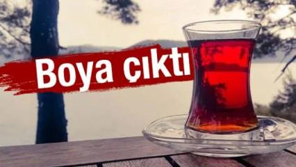 Aman dikkat! Ünlü çay markasında boya skandalı: Yasal işlem yolda