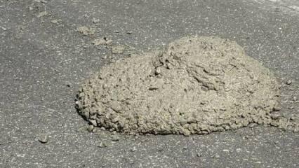 Ankara’da çevreyi kirleten beton mikseri sürücüsü kamerada