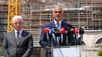Ayasofya'da seferberlik! Bakan Ersoy detayları paylaştı