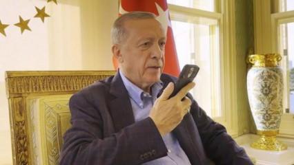 Başkan Erdoğan'dan Milli Takım'a tebrik telefonu