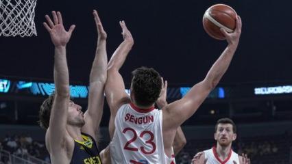 Bir güzel haber de basketboldan! 12 Dev Adam, nefes kesen maç sonunda çeyrek finalde