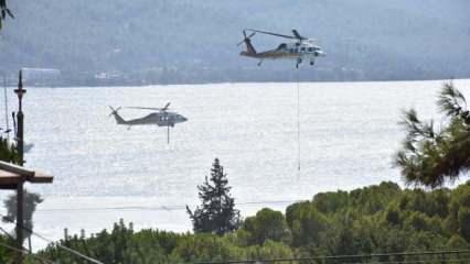 Bodrum'da çıkan orman yangını kontrol altına alındı