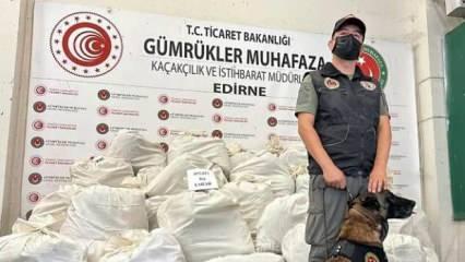 Edirne’de 8 ayda 7 milyar liralık uyuşturucu ve kaçak eşya ele geçirildi