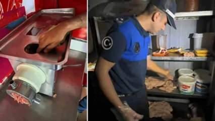 Gaziantep'te kasapta akılalmaz düzenek: Kıyma makinesine gizli düzenek
