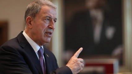 Geadi'ye haddini bildiren Hulusi Akar'a teşekkür 