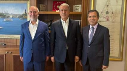 Milli Savunma Komisyonu Başkanı Hulusi Akar'dan Kanal7 Medya Grubu'na ziyaret