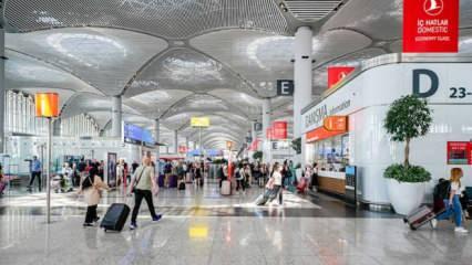 Yılın 8 ayında hava yoluyla 162,6 milyon yolcu seyahat etti