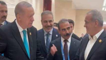 Zirvede samimi anlar! Pezeşkiyan davet etti, Erdoğan Fidan'ı işaret etti