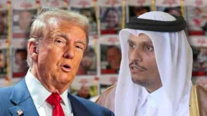 Trump'la Katar Başbakanı yemekte görüştü