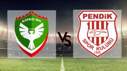 Amedspor-Pendikspor maçı hangi kanalda ve saat kaçta?