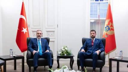 Bakan Fidan, Karadağ Cumhurbaşkanı Milatovic ile görüştü