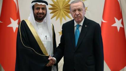 Cumhurbaşkanı Erdoğan, Suudi Arabistan Hac ve Umre Bakanı er-Rabia'yı kabul etti