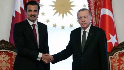 Cumhurbaşkanı Erdoğan'dan Katar'a net mesaj: Türkiye tüm imkanlarıyla Katar'ın yanında
