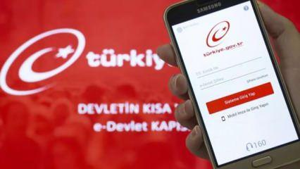 e-Devlet'te yeni hizmet