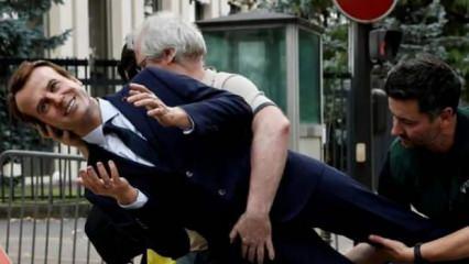 Fransa'da siyasi kriz! Macron karşıtı eylem!