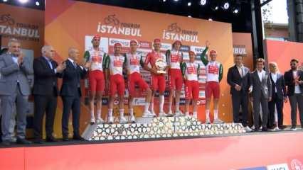 İstanbul'da bisiklet heyecanı sona erdi