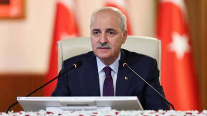 Kurtulmuş'tan önemli mesajlar: İsrail'e dikkat çekti, komisyonun hedefini açıkladı!