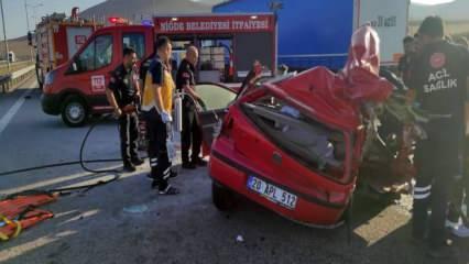 Otoyolda katliam gibi kaza: 3 ölü, 2 yaralı!