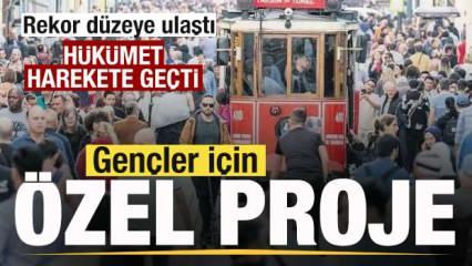 Rekor düzeye ulaştı! Hükümet harekete geçti! Gençler için özel proje!