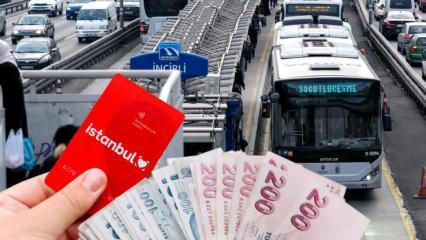 Son dakika: İstanbul'da toplu ulaşıma dev zam
