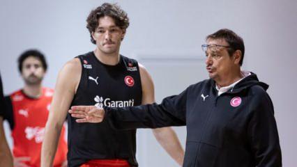 Yarı final &ouml;ncesi can sıkan haber! Ergin Ataman 'Sakatlığı ciddi' diyerek duyurdu