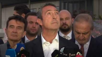 Ali Koç konuşurken ezan okundu! Göğe bakarak tek bir şey söyledi