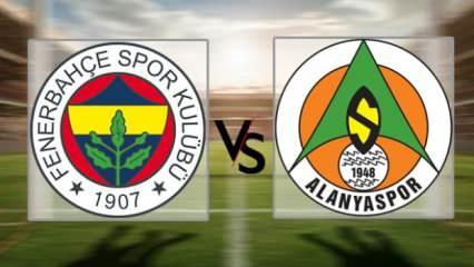 Fenerbahçe - Alanyaspor maçı bugün mü, saat kaçta? FB-Alanyaspor muhtemel 11'ler