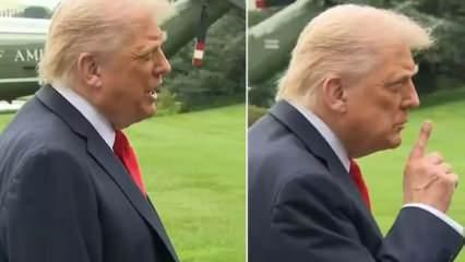 Gazetecinin o sorusu Trump'ı çılgına çevirdi: Bunu liderinize anlatacağım