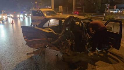 Kadıköy'de 3 araçlık zincirleme kaza!