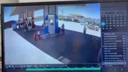 Mardin'de akaryakıt istasyonundaki silahlı kavga kamerada
