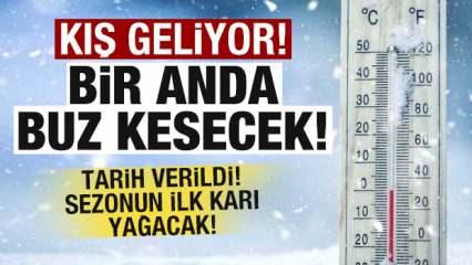Meteorolojiden son dakika açıklaması! Kış geliyor! Bir anda buz kesecek! Sezonun ilk karı