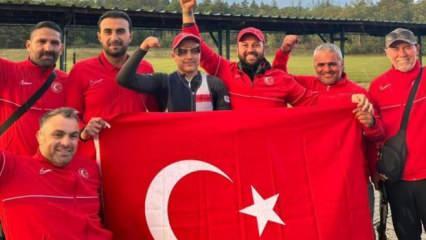 Milli sporcu Muaz Erdem Madran, atıcılıkta dünya şampiyonu olarak tarihe geçti! 