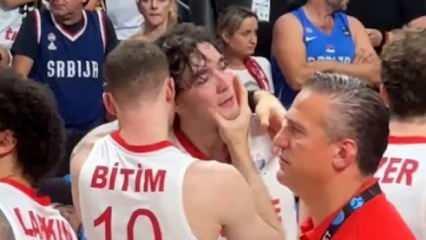 Milli yıldızlar göz yaşlarına boğuldu