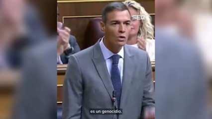 Pedro Sanchez'den İsrail'i çıldırtacak hareket! Meclis'ten tam destek! Alkış tufanı koptu