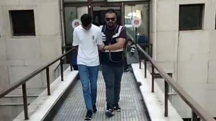 Polisi görünce çimlere yatıp ölü taklidi yaptı