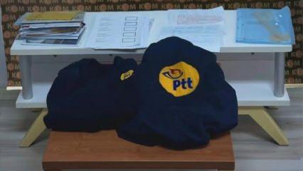 'PTT görevlisi' kıyafeti giyip dolandırıcılık yapan şüpheliye gözaltı