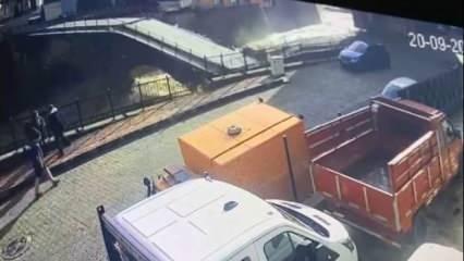 Tarihi köprünün yerle bir olduğu anlar!
