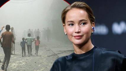 ABD'li oyuncu Jennifer Lawrence Gazze sessizliğini bozdu