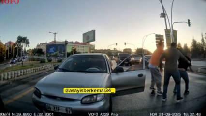 Ankara’da trafikte kaza sonrası yumruklu tokatlı kavga! Jopla saldırdılar