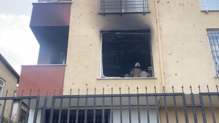 Ataşehir'de 5 katlı binada korkutan yangın