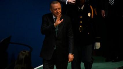 Başkan Erdoğan, BM Genel Kurulu'na alkışlarla girdi