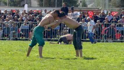 Başpehlivanlar Tokat&rsquo;taki er meydanında kol bağladı