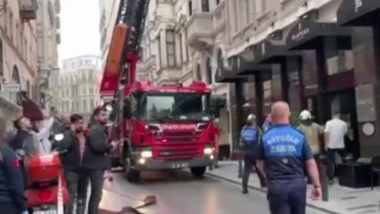 Beyoğlu’nda otelde yangın