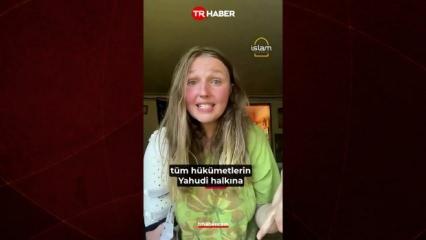 "Buraya ait değilim": İsrail'e &ccedil;ağrılan Yahudi gen&ccedil;, Gazze i&ccedil;in konuştu